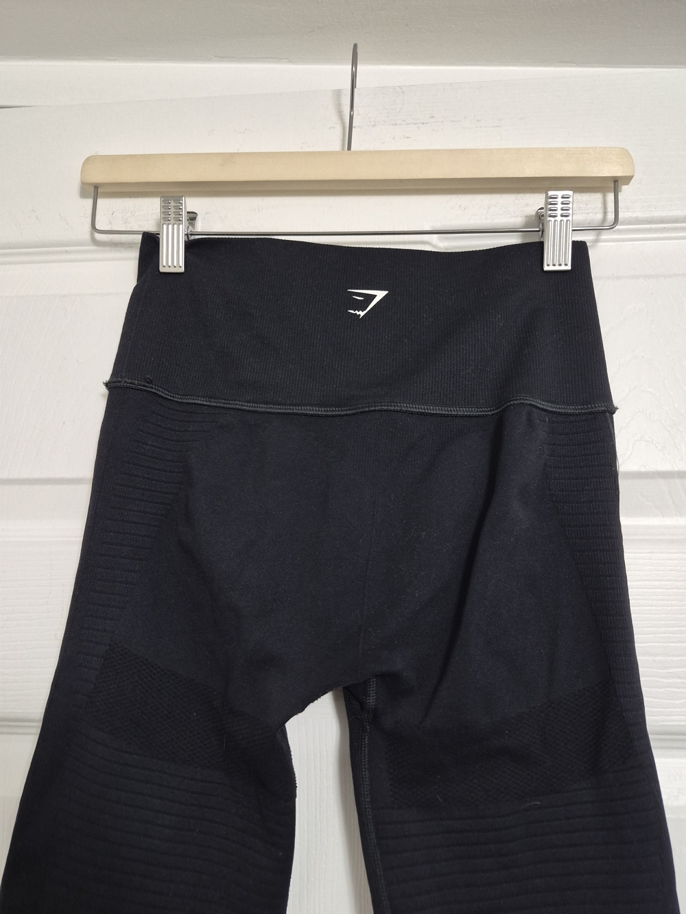 Gymshark Kids Black High-Waist Leggings - Picture 6 of 7